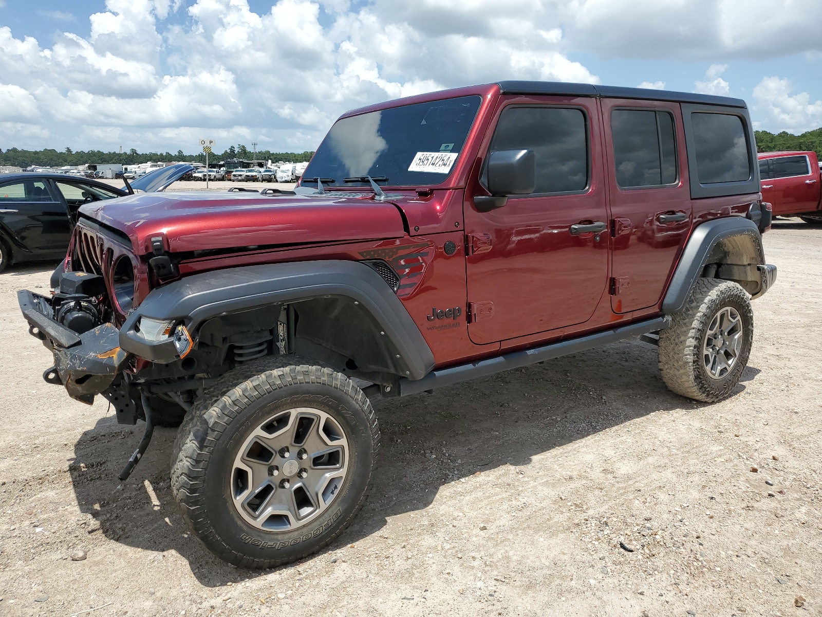 2021 Jeep Wrangler Unlimited Sport vin: 1C4HJXDN2MW679528