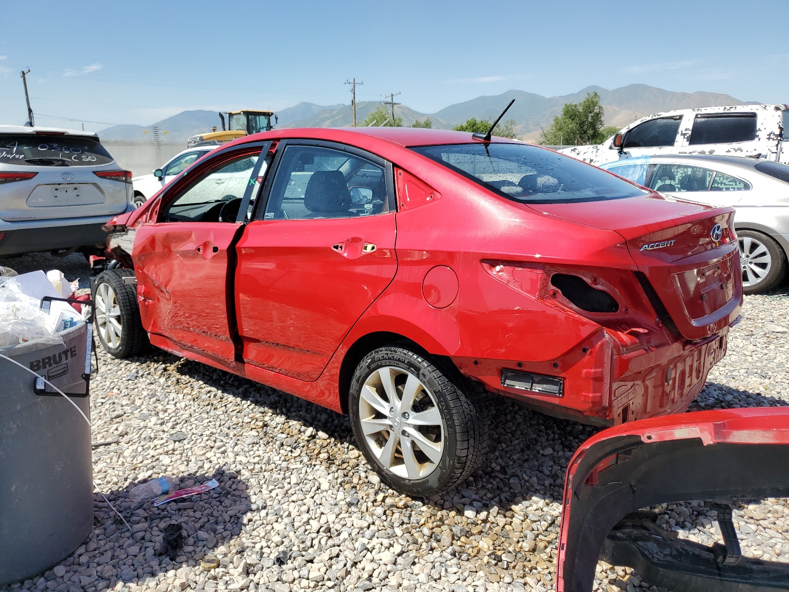 2012 Hyundai Accent Gls vin: KMHCU4AE0CU185808