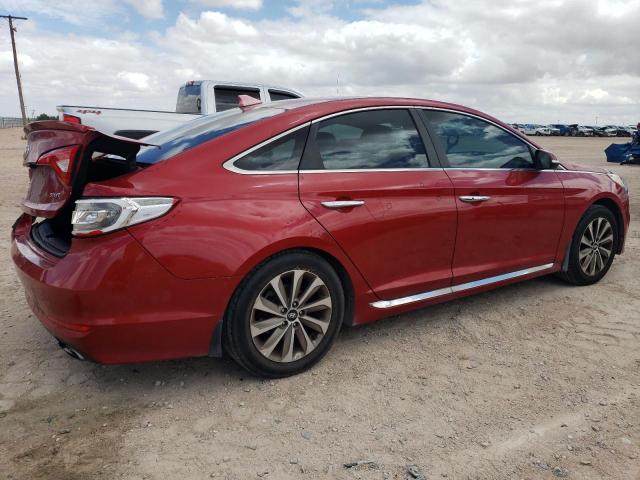  HYUNDAI SONATA 2017 Red