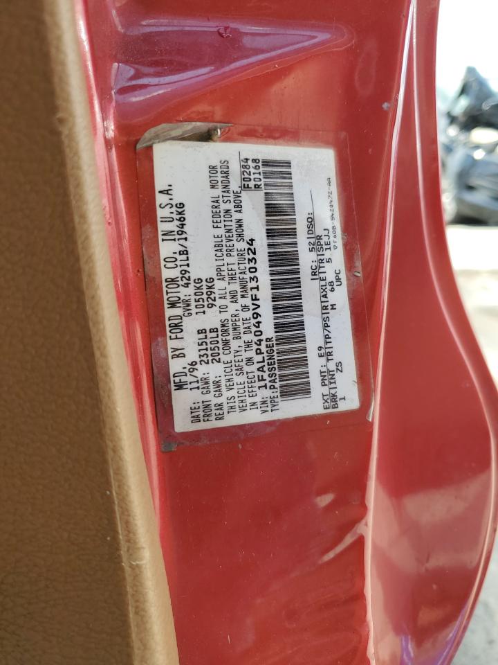 1997 Ford Mustang VIN: 1FALP4049VF130324 Lot: 60267364