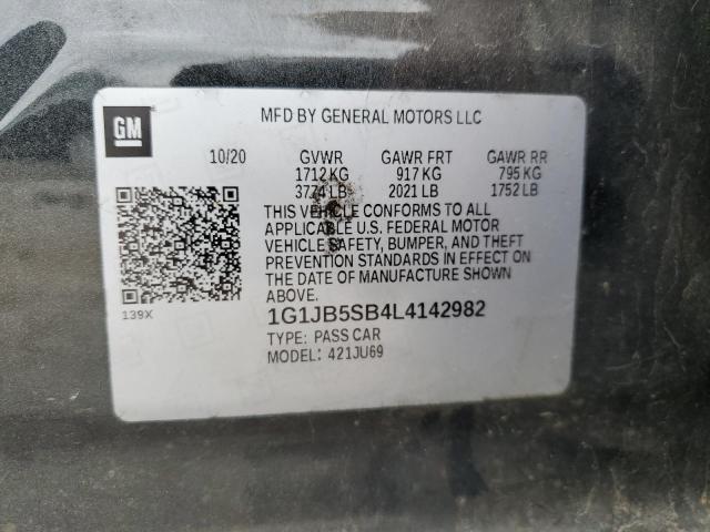 1G1JB5SB4L4142982 Chevrolet Sonic LS 12