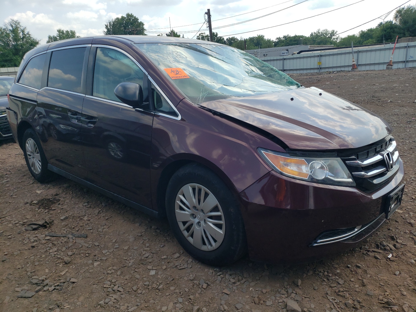 5FNRL5H22EB098085 2014 Honda Odyssey Lx