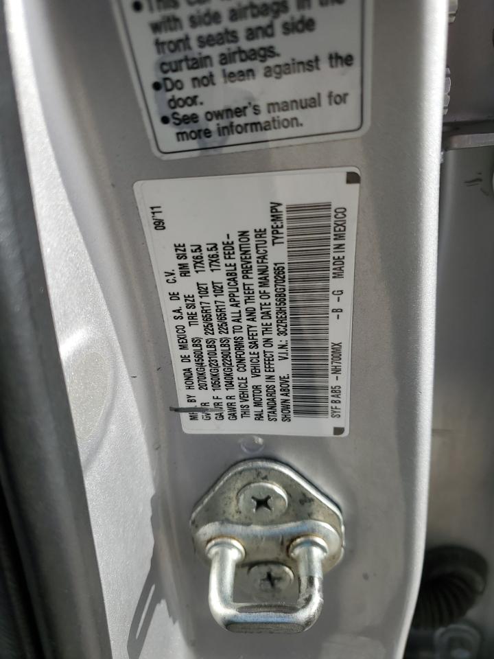 2011 Honda Cr-V Ex VIN: 3CZRE3H56BG702651 Lot: 61176374