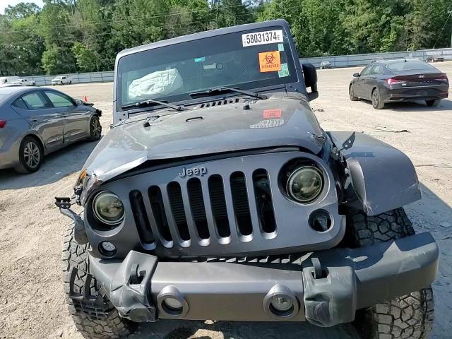 2016 Jeep Wrangler Unlimited Sport VIN: 1C4BJWDG0GL199401 Lot: 58031374