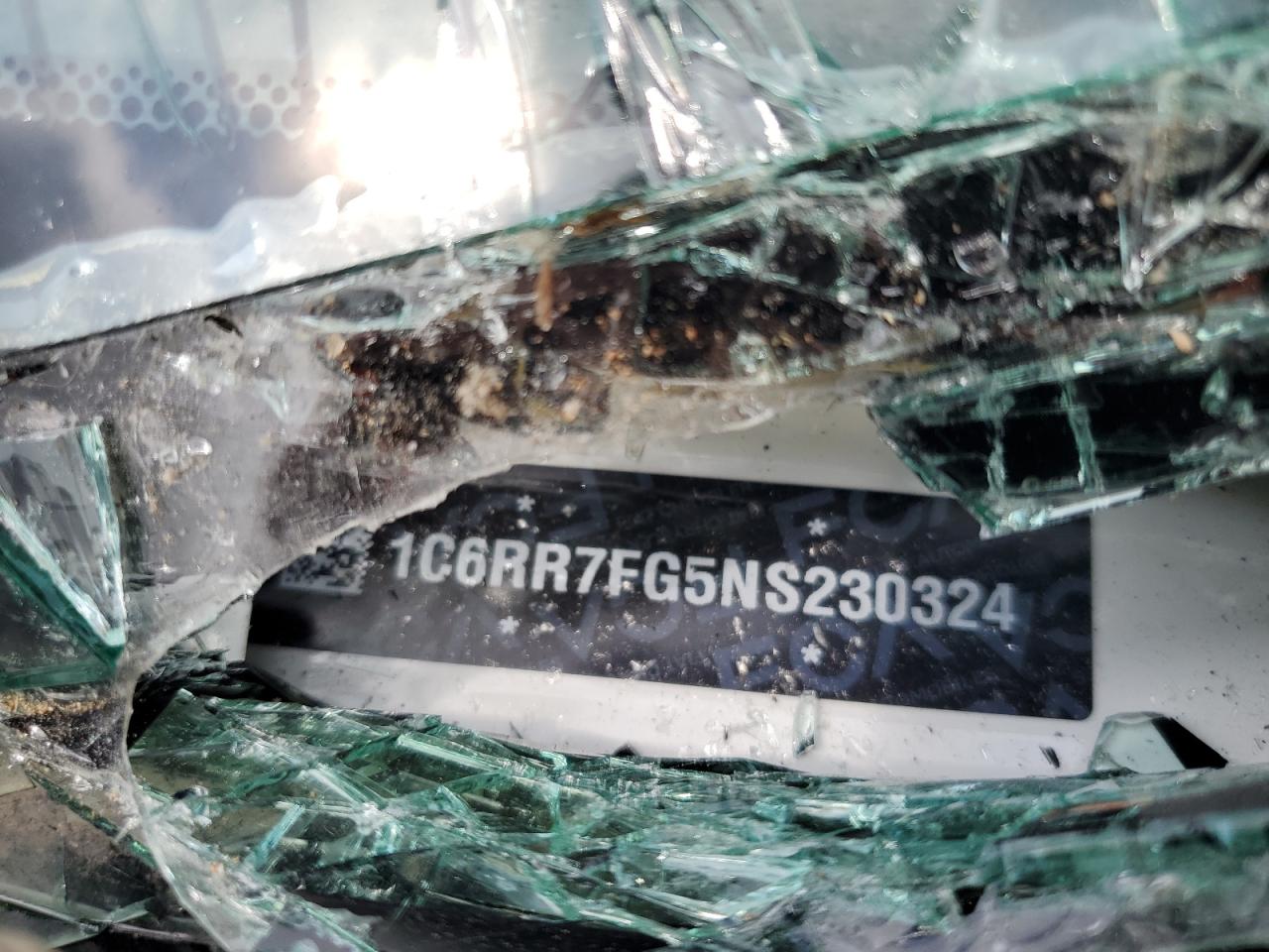 2022 Ram 1500 Classic Tradesman VIN: 1C6RR7FG5NS230324 Lot: 57749564