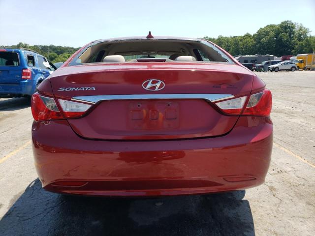  HYUNDAI SONATA 2013 Czerwony