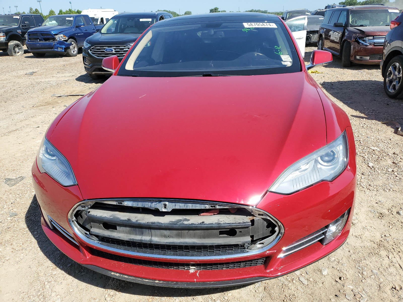 2013 Tesla Model S vin: 5YJSA1CN5DFP08383