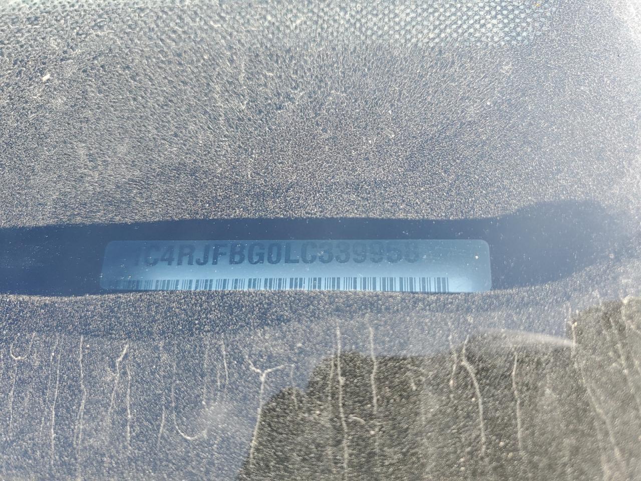 2020 Jeep Grand Cherokee Limited VIN: 1C4RJFBG0LC339958 Lot: 58991274