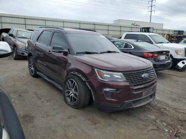  FORD EXPLORER 2018 Burgundy