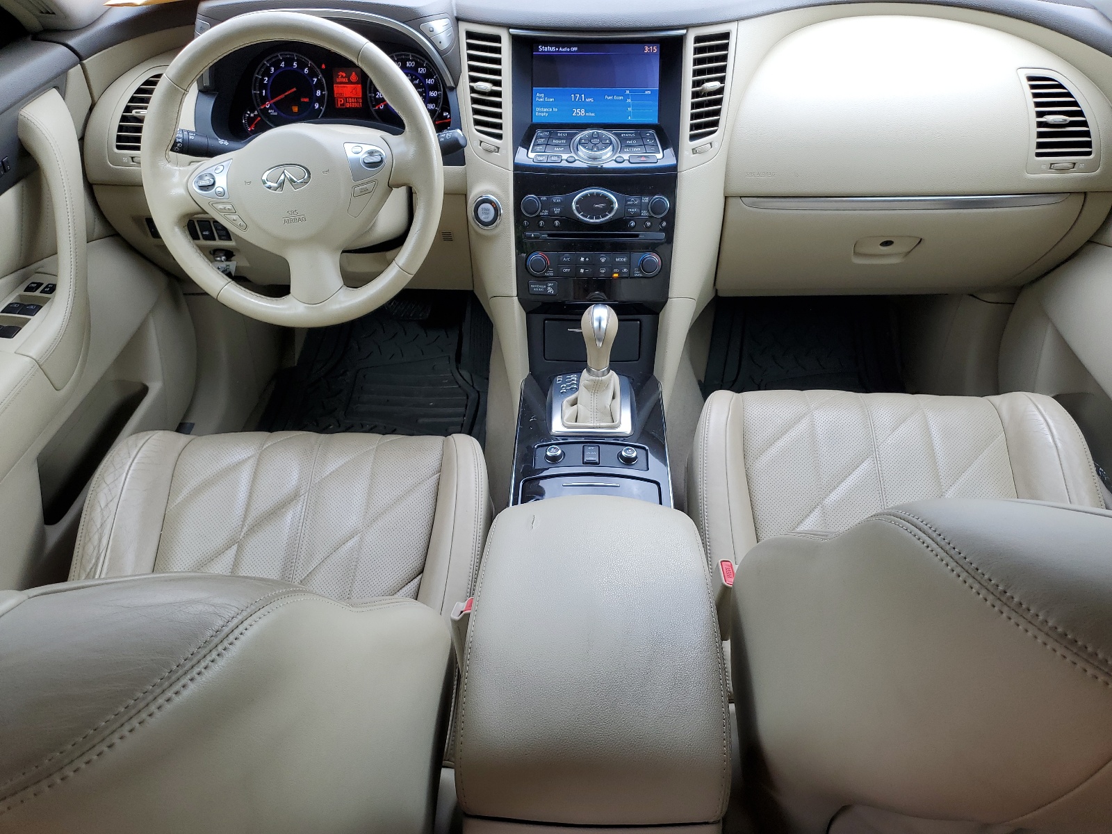 JN8AS1MW1BM734892 2011 Infiniti Fx35