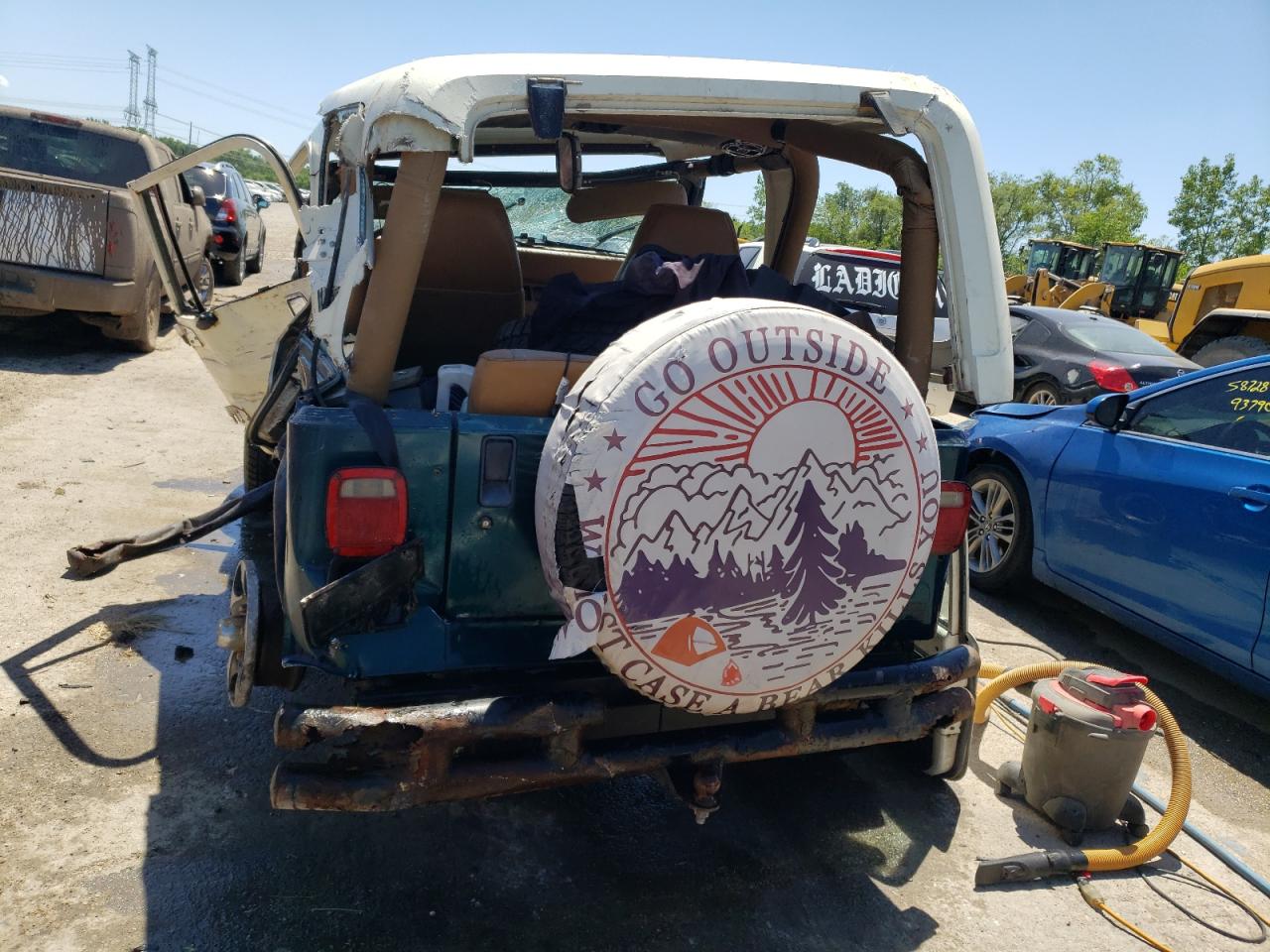 1995 Jeep Wrangler / Yj S VIN: 1J4FY19P5SP304745 Lot: 58725254