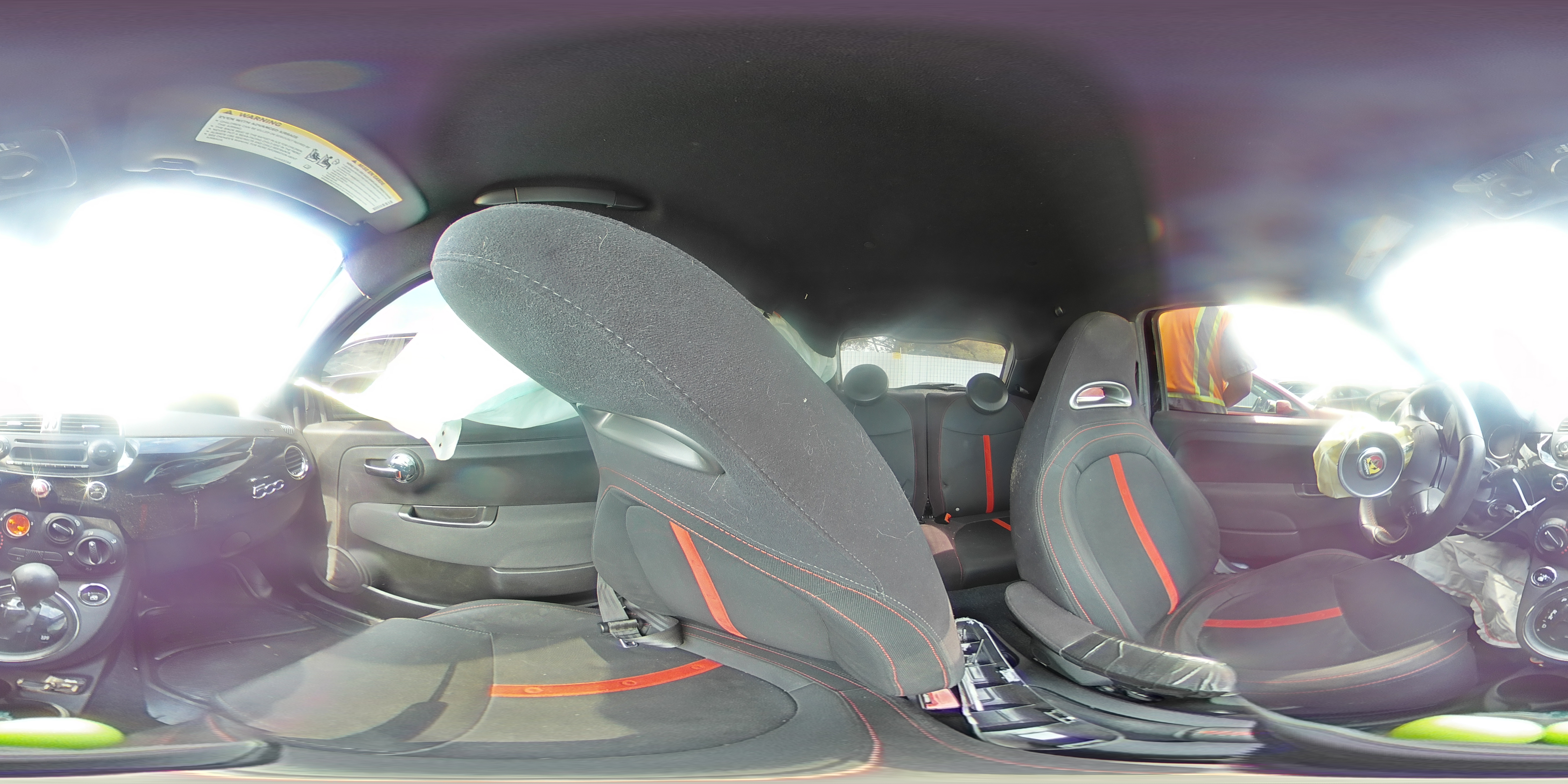 2015 Fiat 500 Abarth VIN: 3C3CFFFH0FT733502 Lot: 59144924