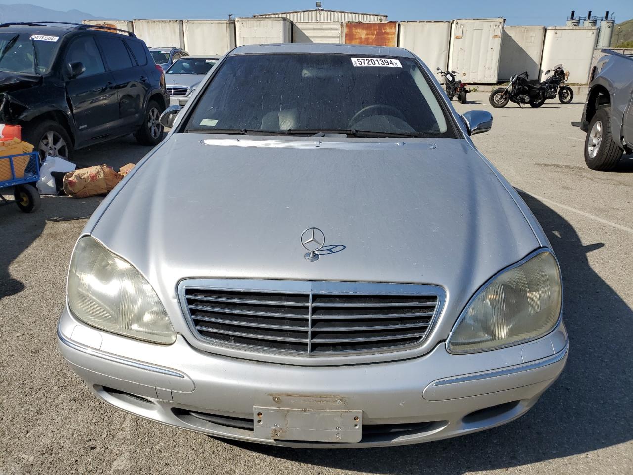 2001 Mercedes-Benz S 430 VIN: WDBNG70JX1A197126 Lot: 57201394