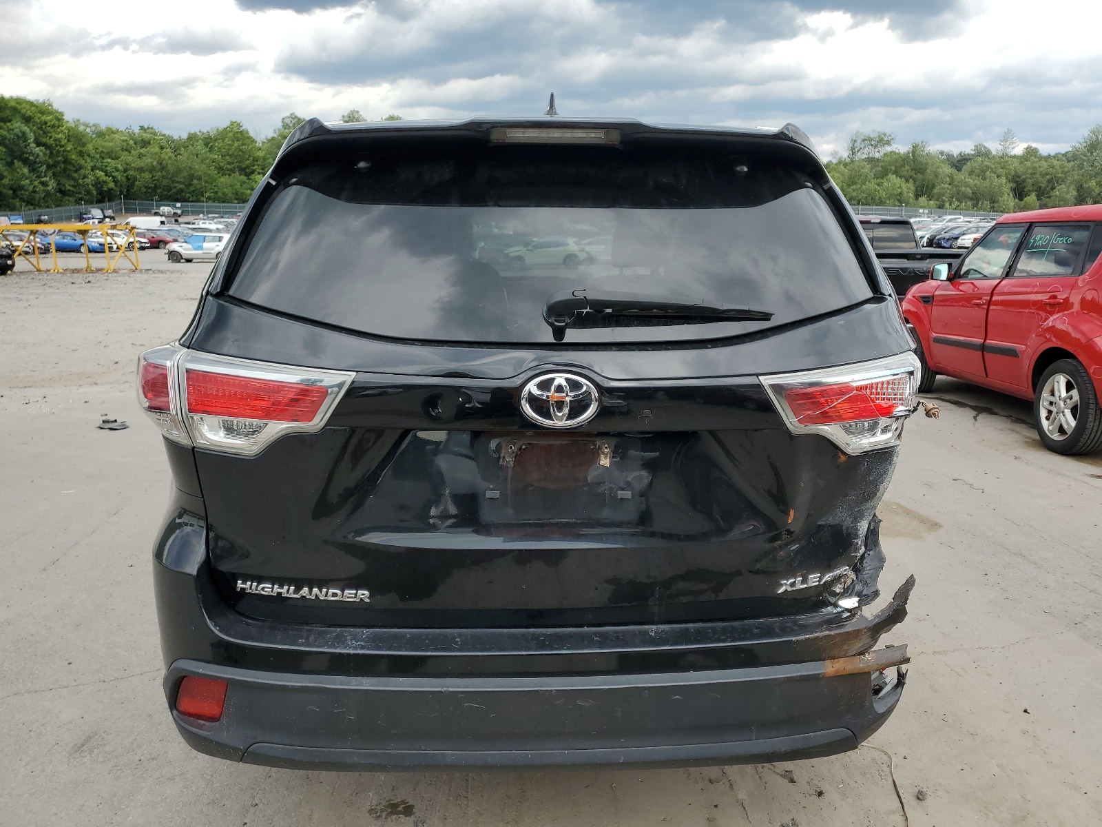 2016 Toyota Highlander Xle vin: 5TDJKRFH6GS332449