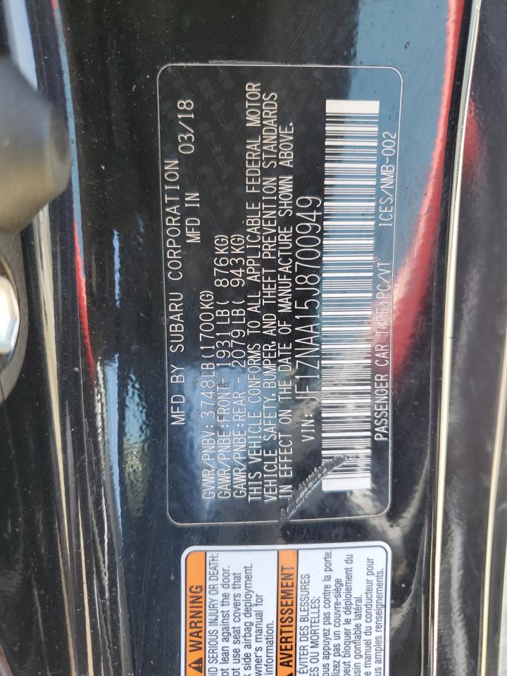 2018 Toyota 86 VIN: JF1ZNAA15J8700949 Lot: 57501904