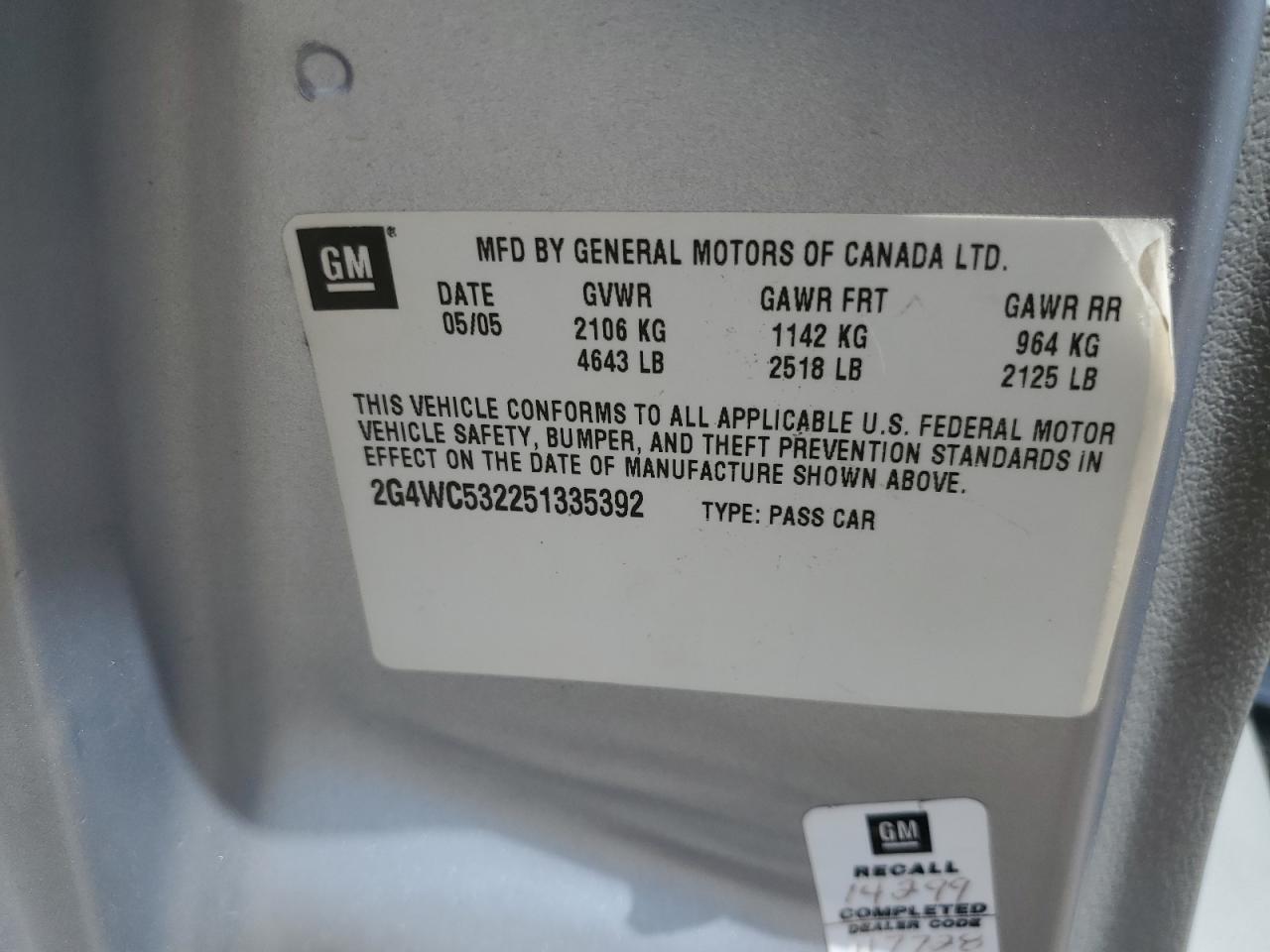 2005 Buick LaCrosse - Image 12