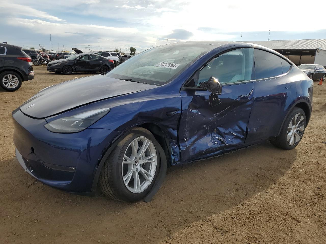 VIN 7SAYGDEE7PA174654 2023 TESLA MODEL Y no.1