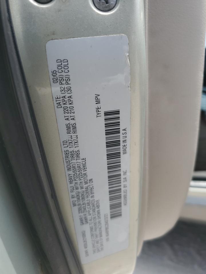 2005 Subaru Outback Outback H6 R Ll Bean VIN: 4S4BP86C254373721 Lot: 59785914