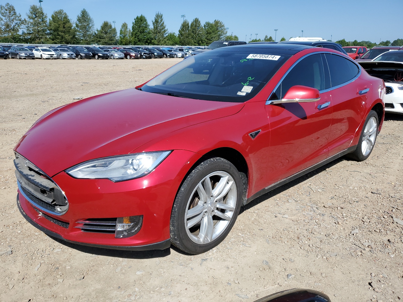 2013 Tesla Model S vin: 5YJSA1CN5DFP08383