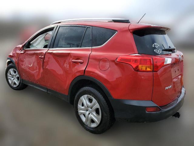  TOYOTA RAV4 2015 Червоний