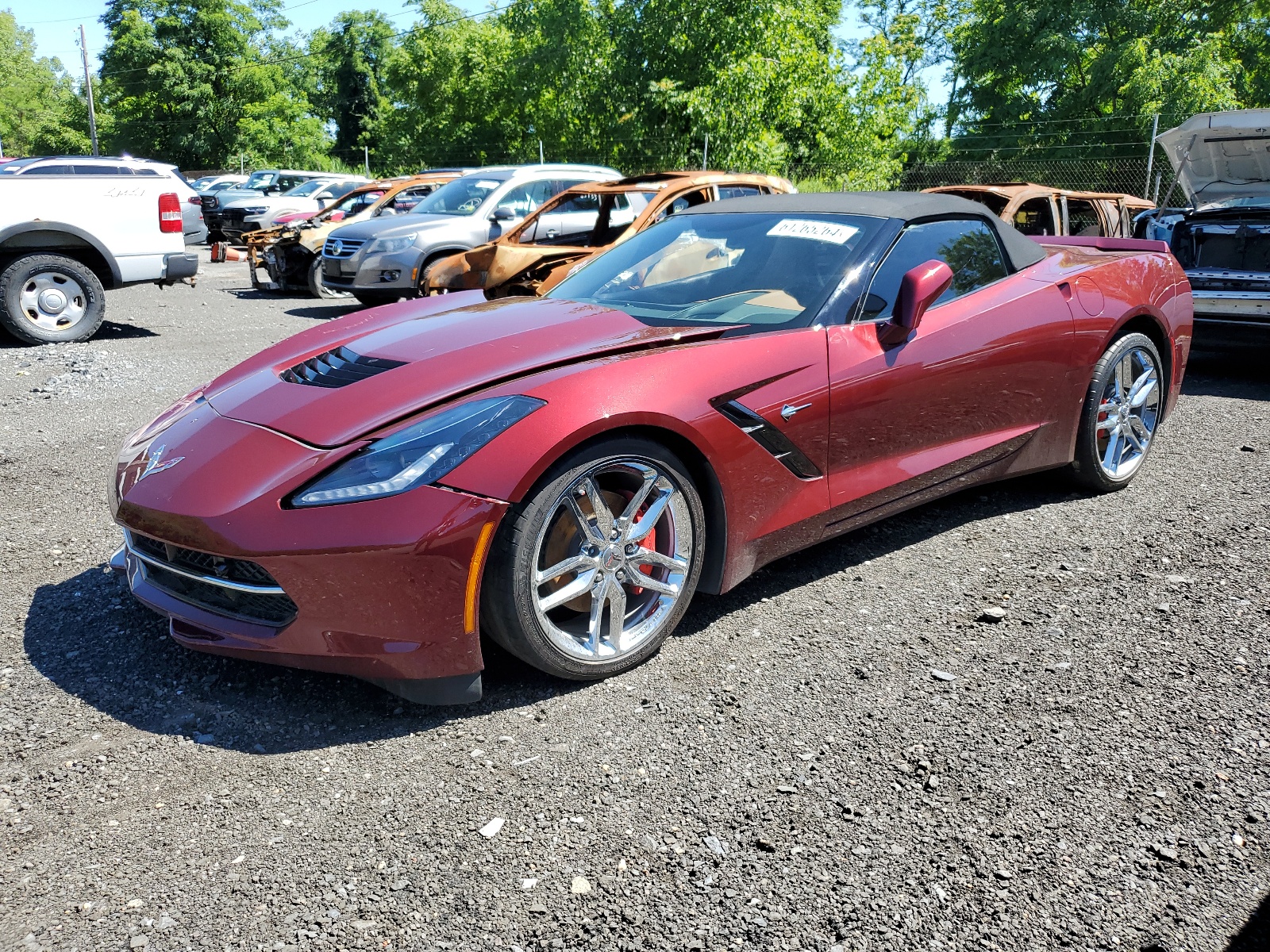 2019 Chevrolet Corvette Stingray 2Lt vin: 1G1YD3D73K5107252