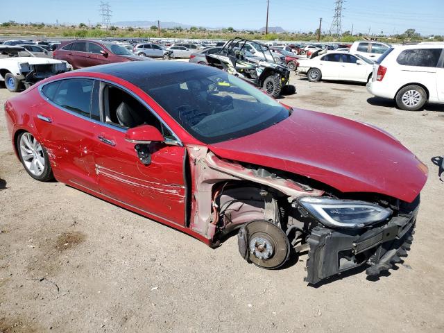  TESLA MODEL S 2017 Красный
