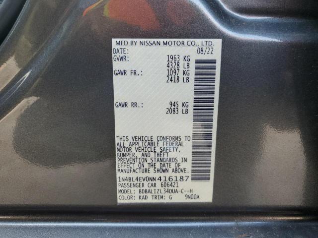 1N4BL4EV0NN416187 | 2022 Nissan altima sl