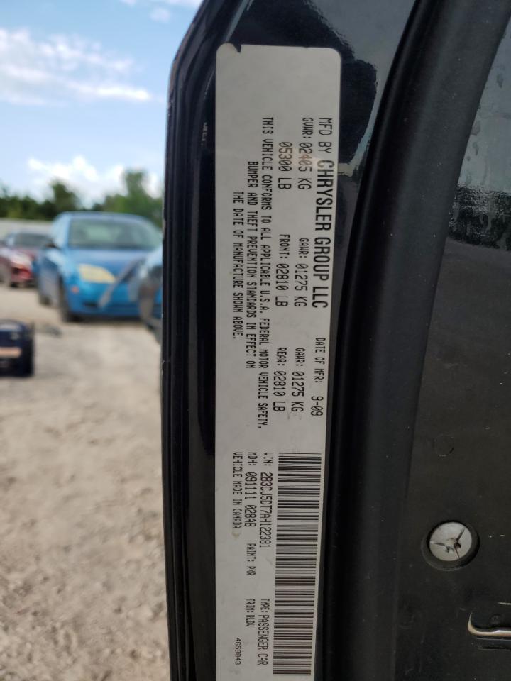 2010 Dodge Challenger R/T VIN: 2B3CJ5DT7AH122381 Lot: 60925294