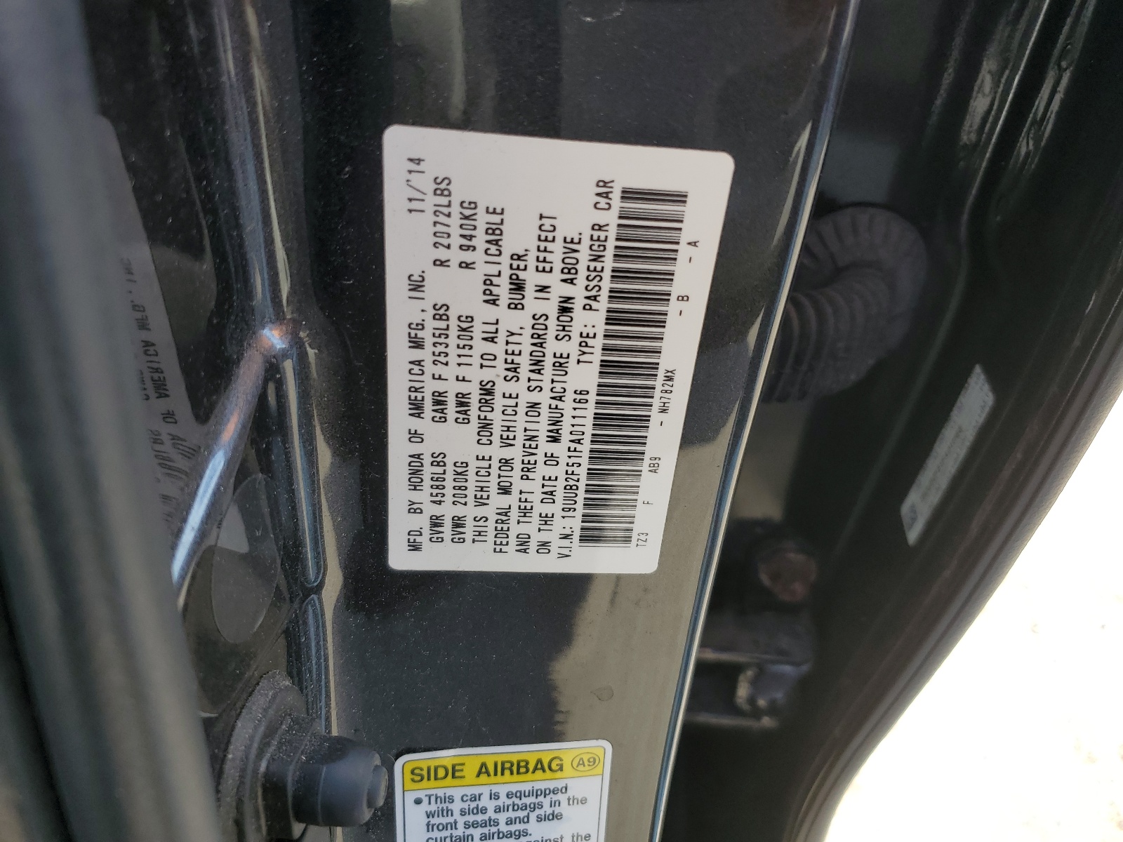 19UUB2F51FA011166 2015 Acura Tlx Tech