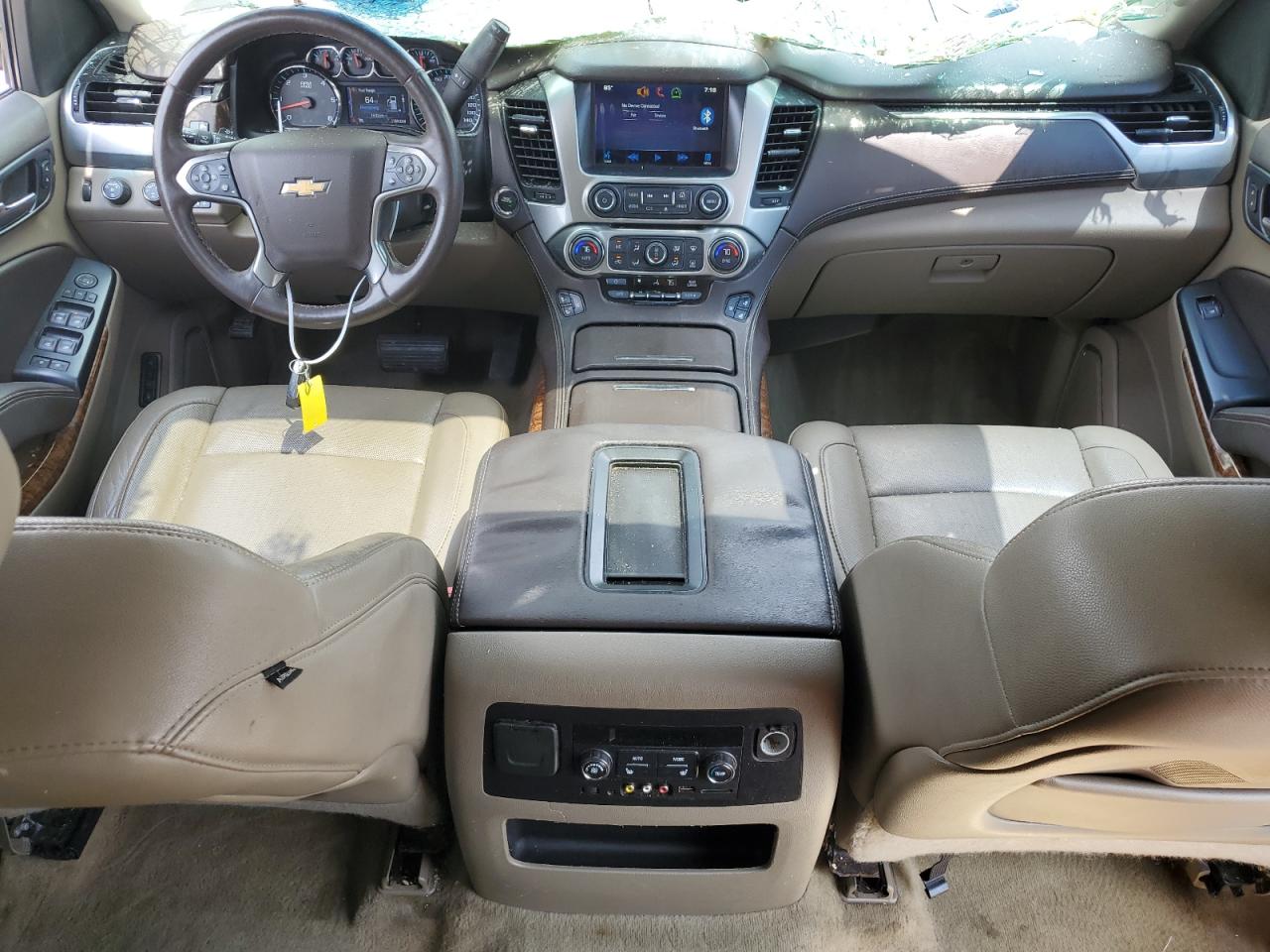 2015 Chevrolet Tahoe K1500 Ltz VIN: 1GNSKCKC7FR245949 Lot: 57164134