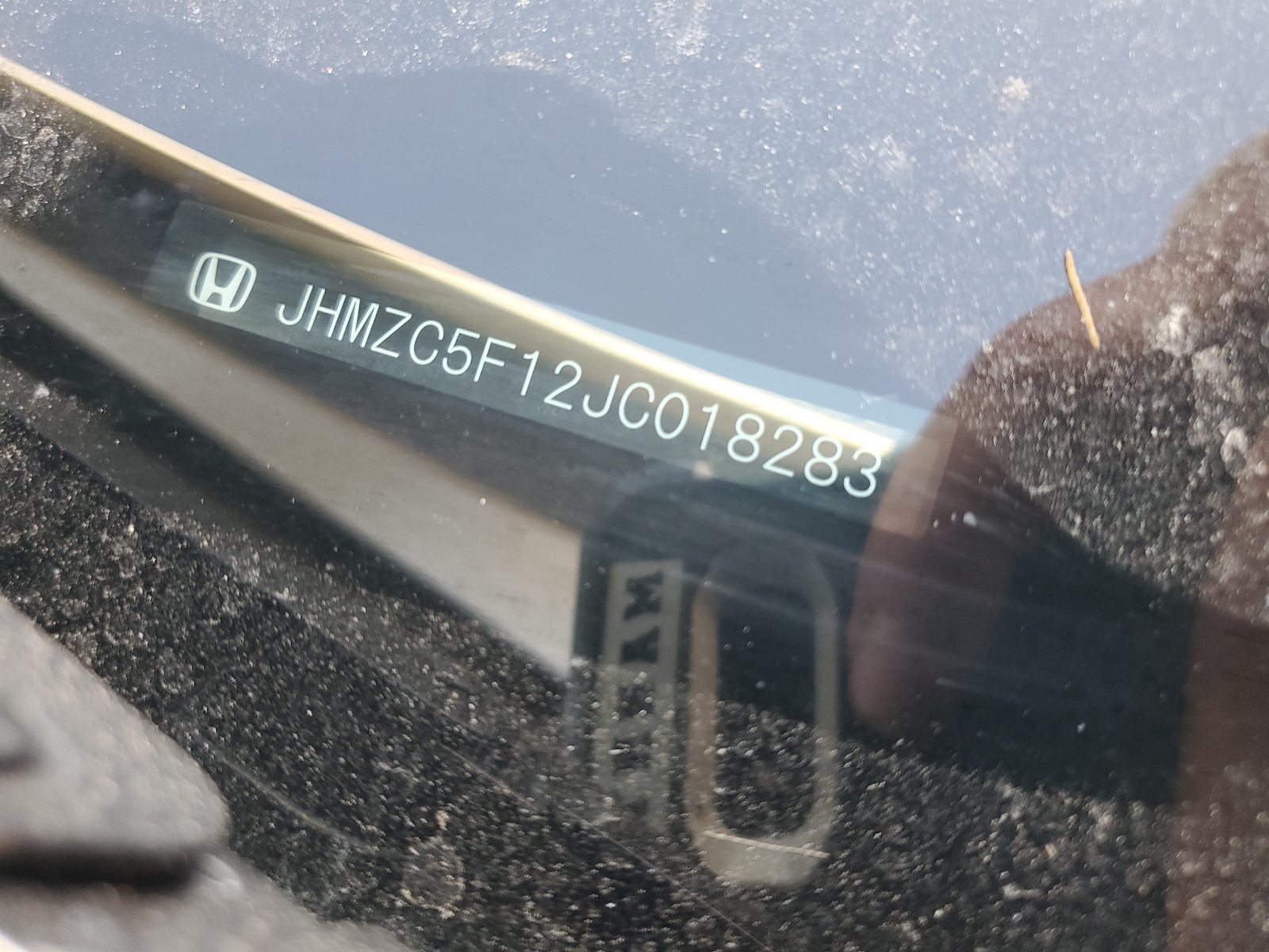 JHMZC5F12JC018283 2018 Honda Clarity