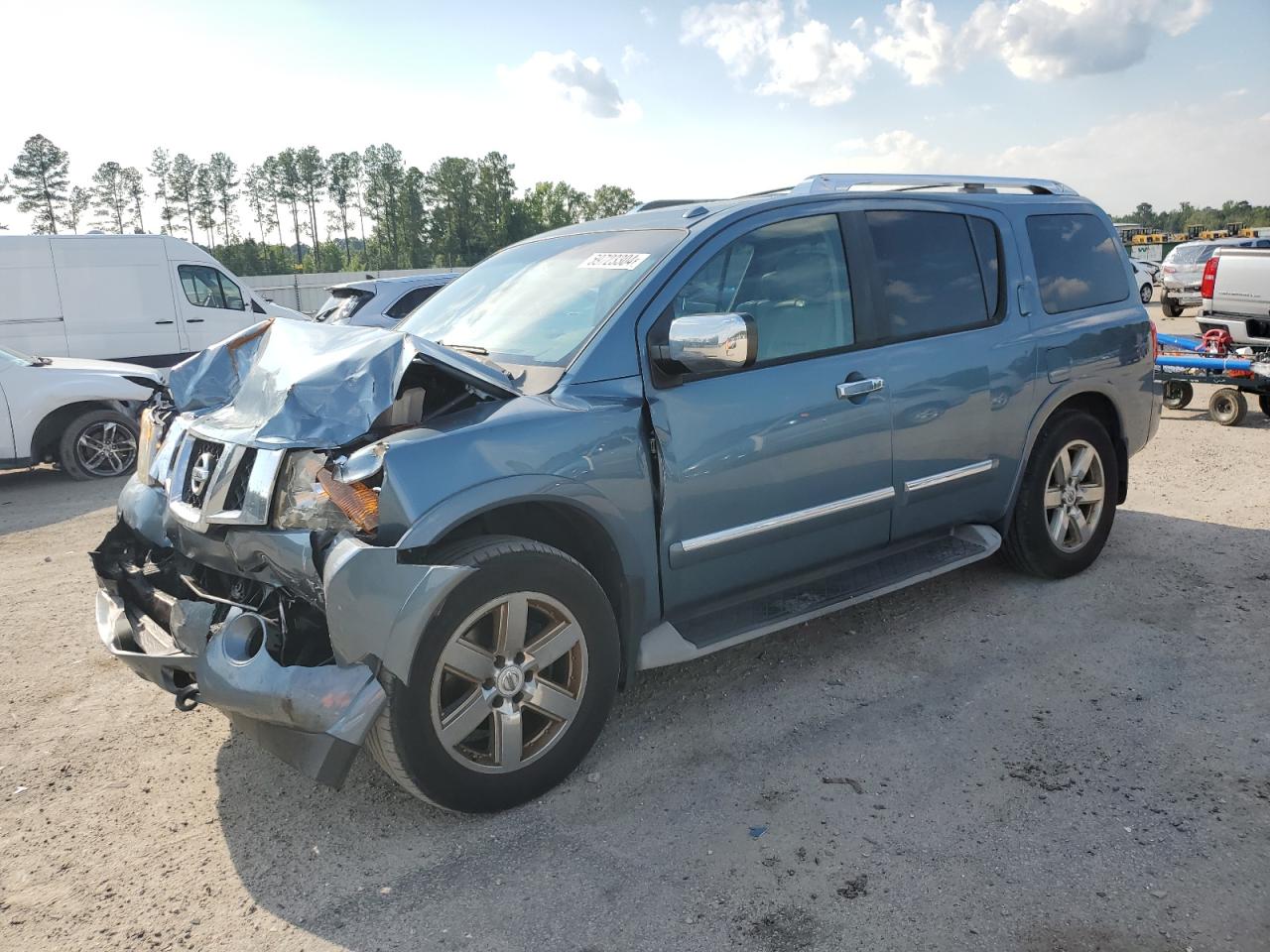2010 Nissan Armada Platinum VIN: 5N1BA0NEXAN614483 Lot: 59723304