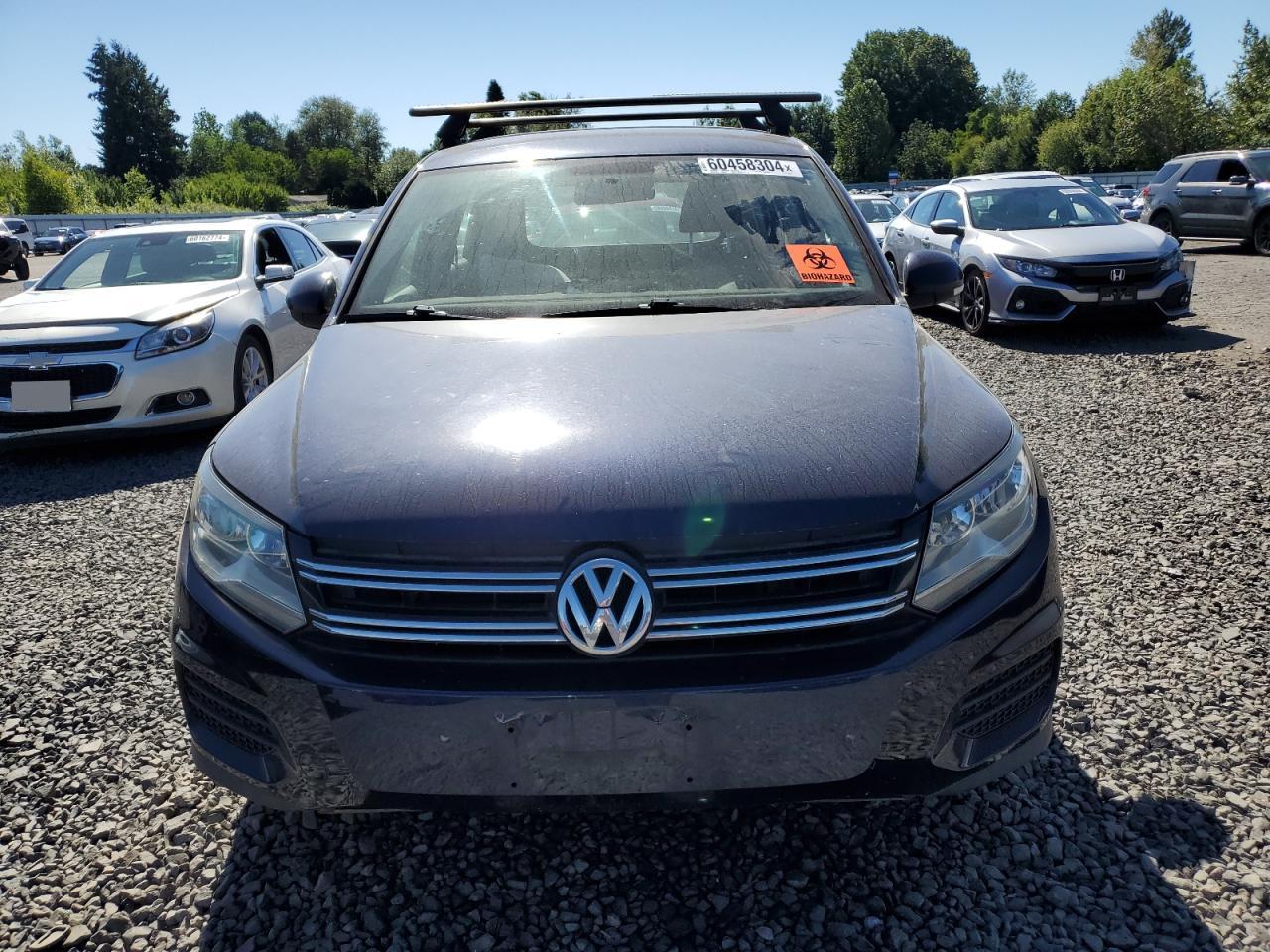 2012 Volkswagen Tiguan S VIN: WVGAV7AX2CW587972 Lot: 60458304