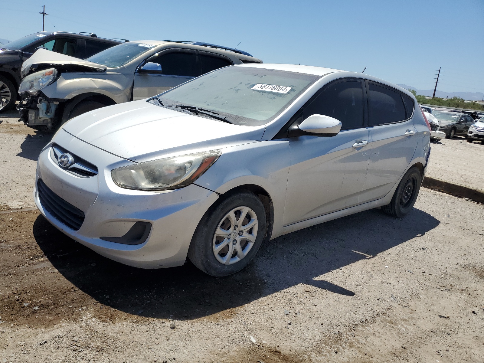 2014 Hyundai Accent Gls vin: KMHCT5AE2EU158461