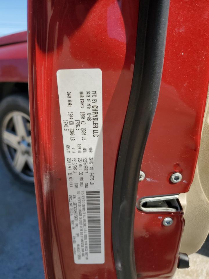 2008 Jeep Compass Sport VIN: 1J8FF47W98D794701 Lot: 60245274