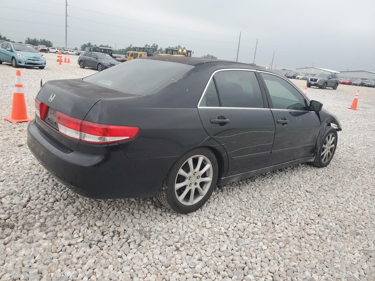 2003 Honda Accord Lx black null gas 1HGCM55313A073797 photo #4