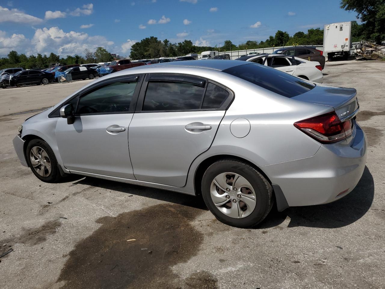 2014 Honda Civic Lx VIN: 2HGFB2F50EH517449 Lot: 55914434