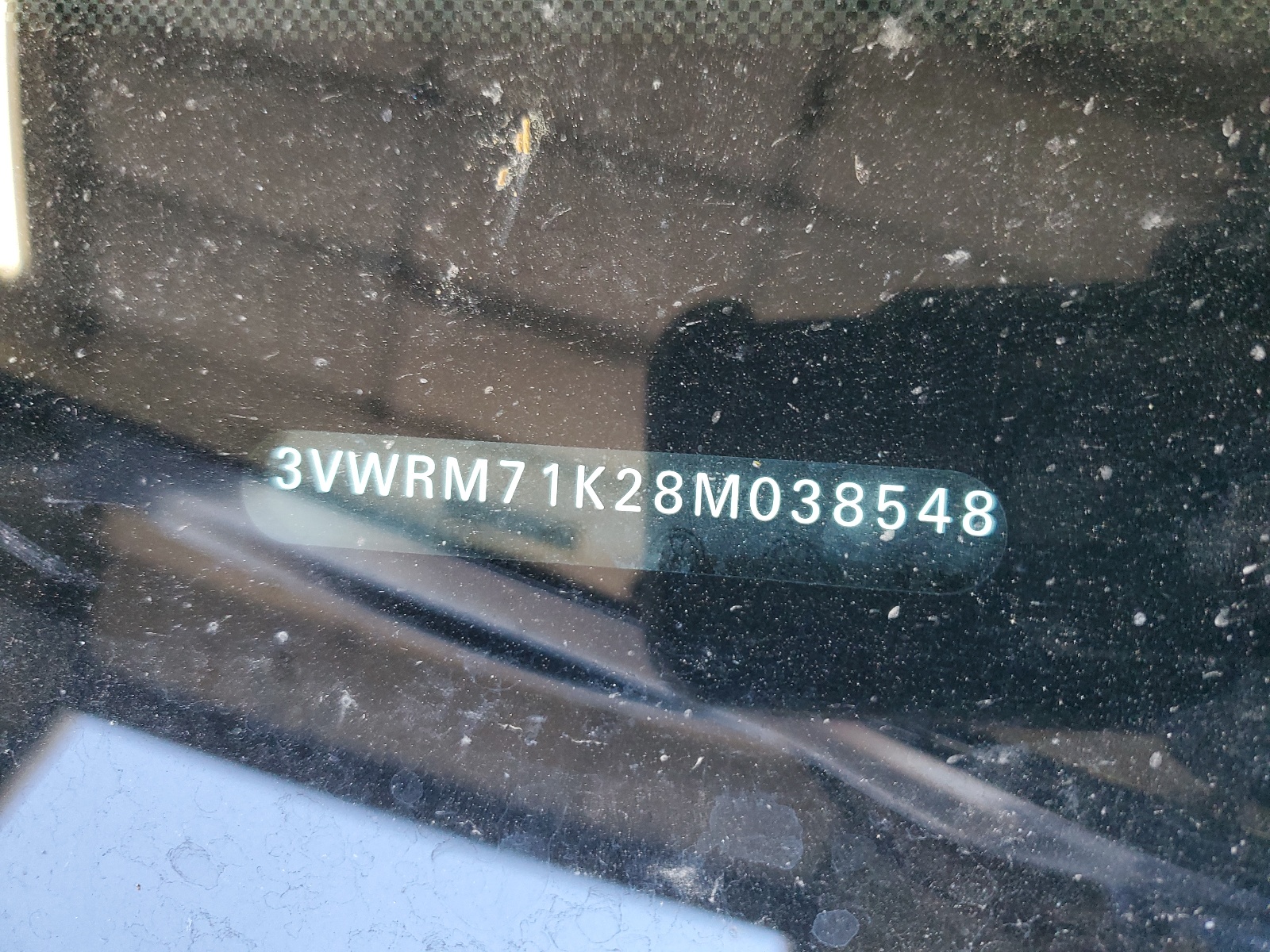 3VWRM71K28M038548 2008 Volkswagen Jetta Se