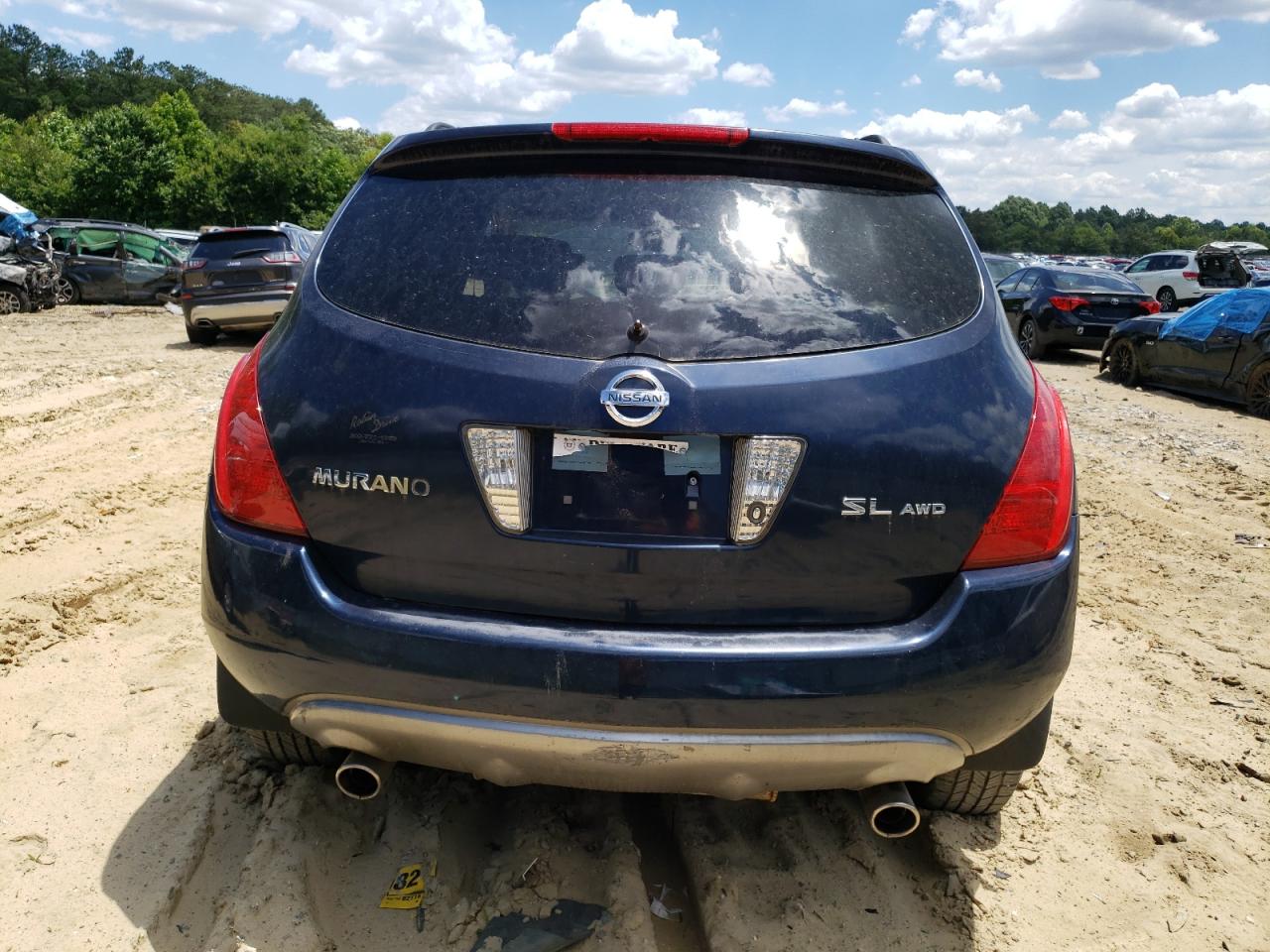 JN8AZ08W35W426860 2005 Nissan Murano Sl