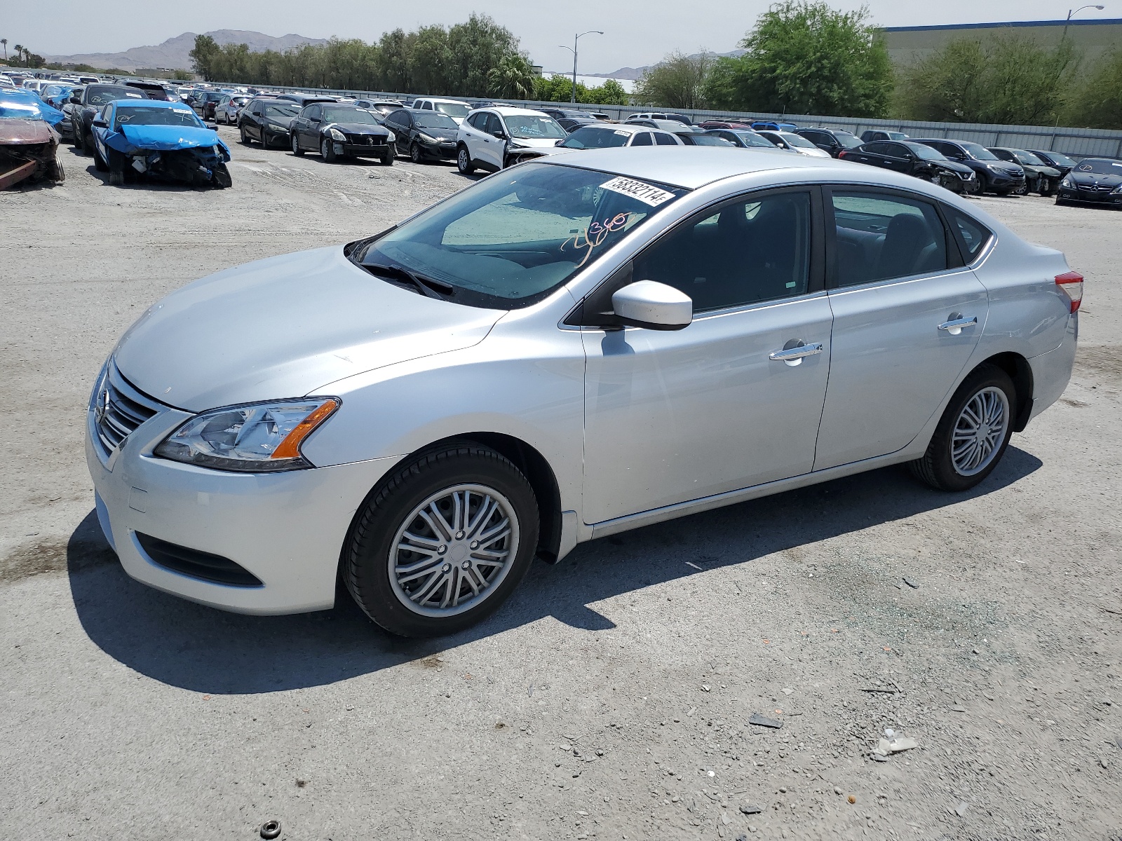 2014 Nissan Sentra S vin: 3N1AB7AP6EY217409