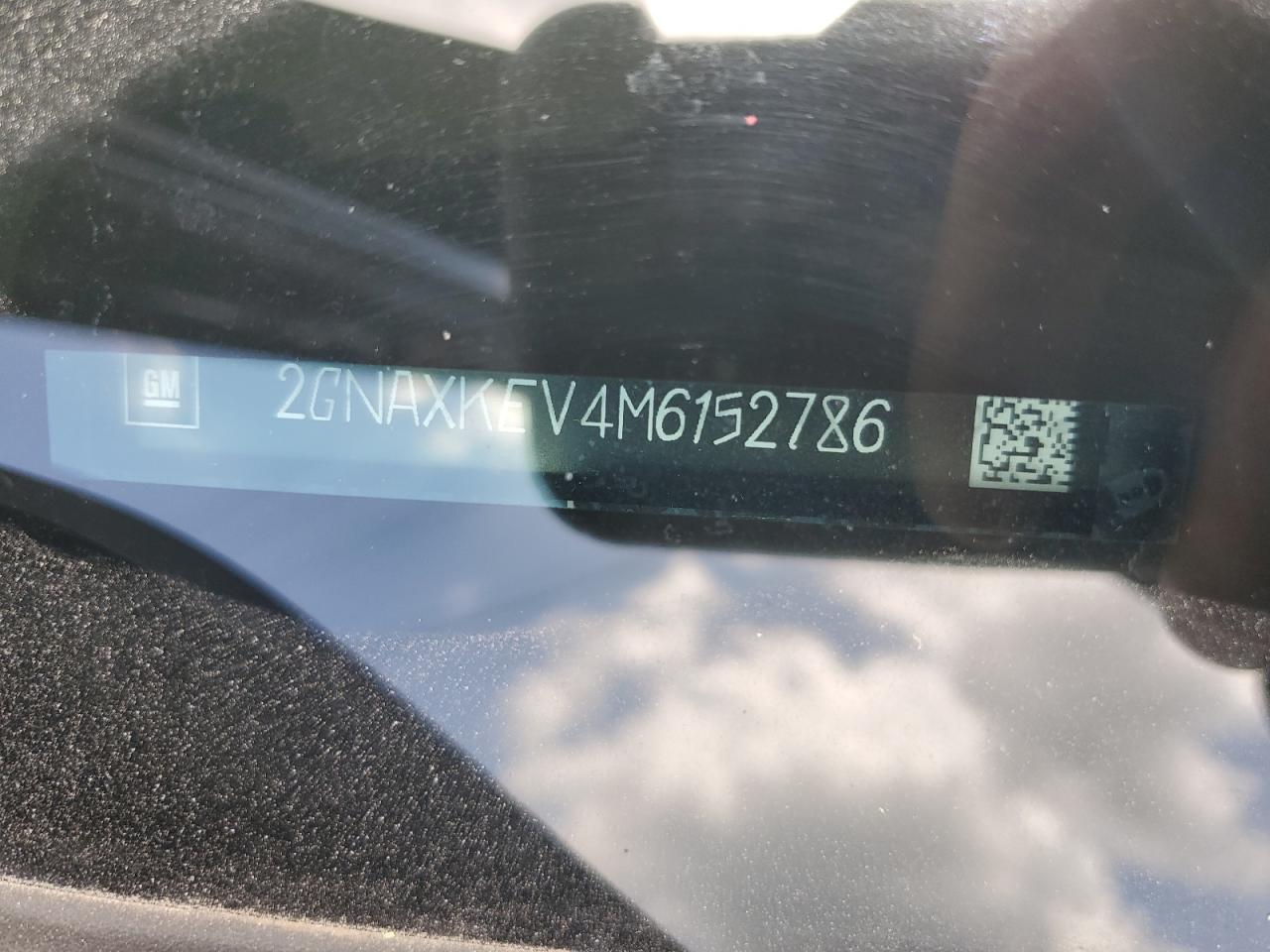 2021 Chevrolet Equinox Lt VIN: 2GNAXKEV4M6152786 Lot: 57870074