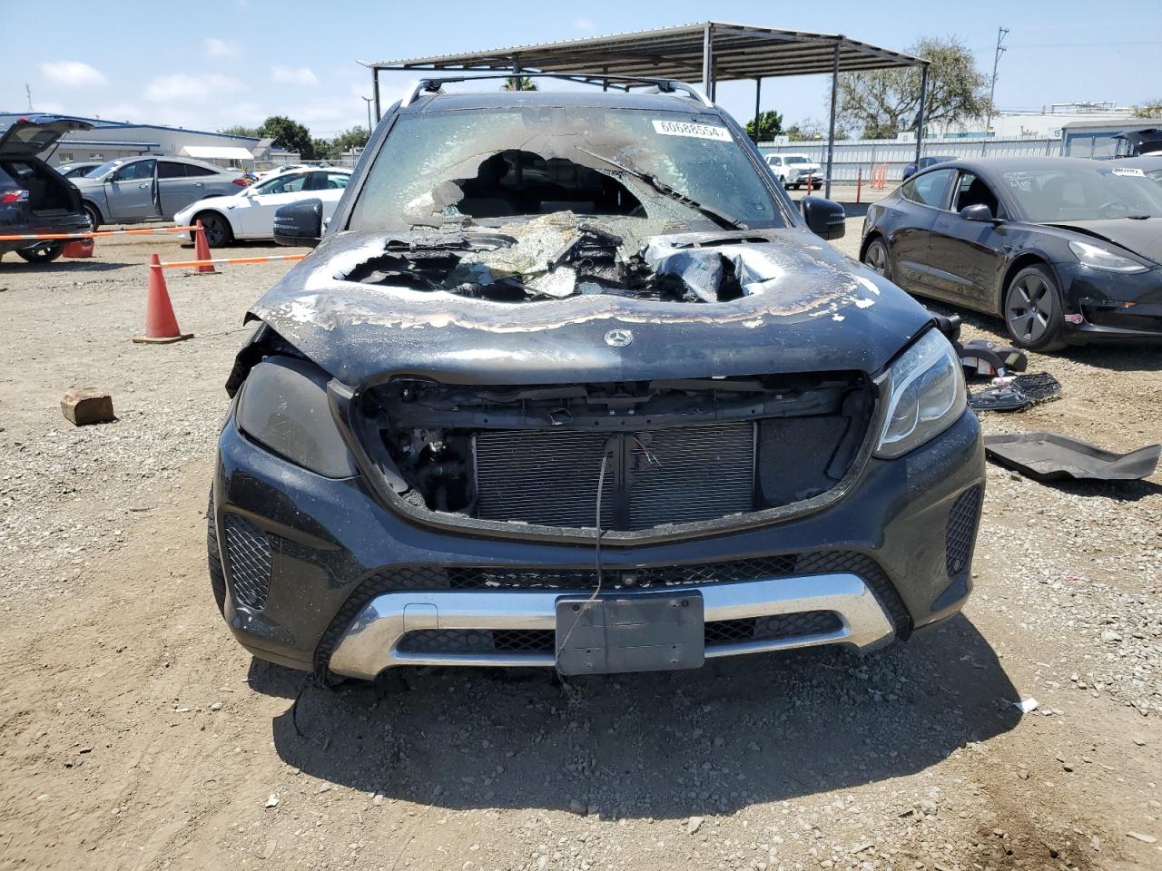 2018 Mercedes-Benz Gls 450 4Matic VIN: 4JGDF6EE3JB140665 Lot: 60688554