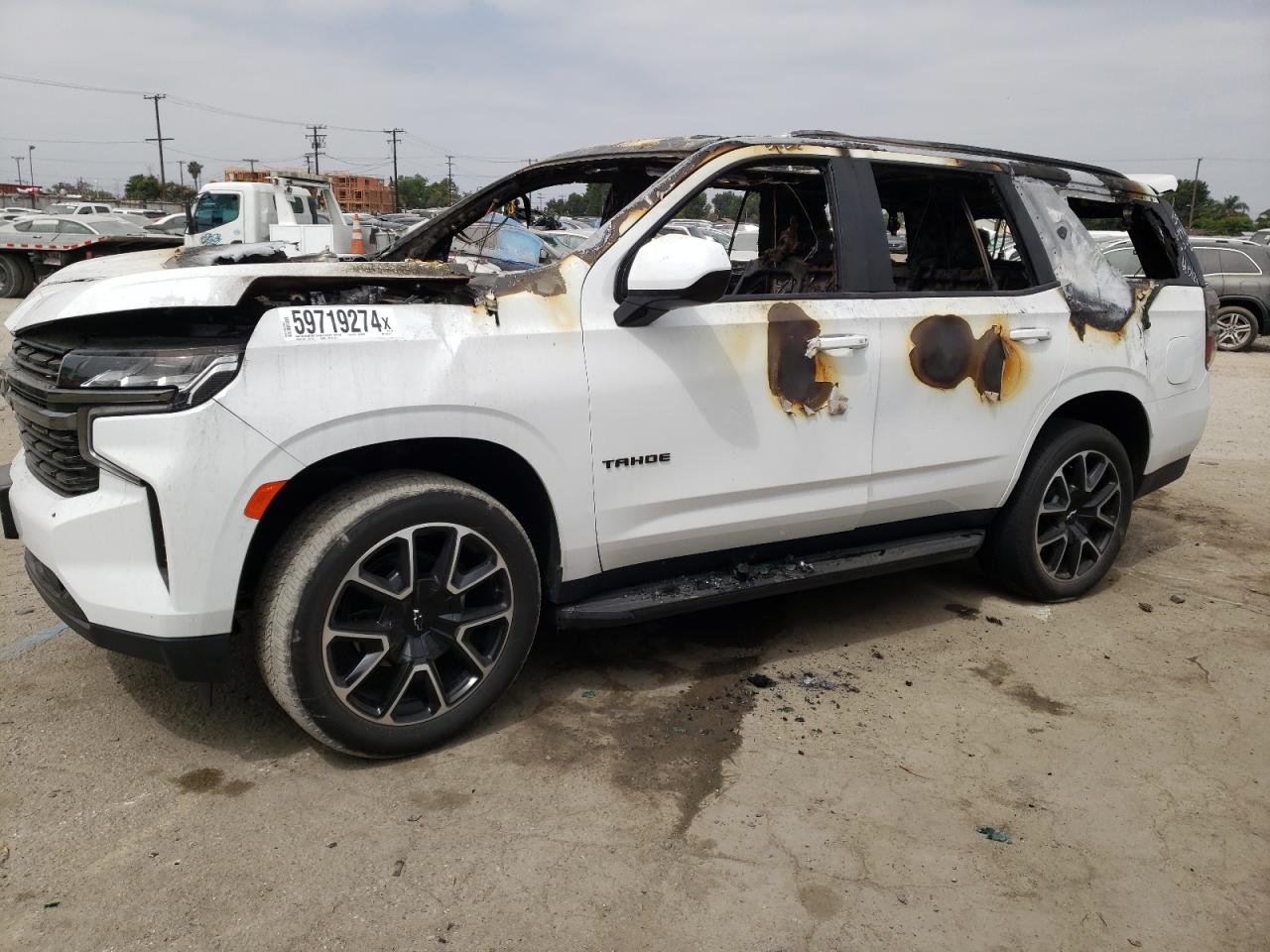 2021 Chevrolet Tahoe C1500 Rst zu verkaufen in Rancho Cucamonga, CA - Burn