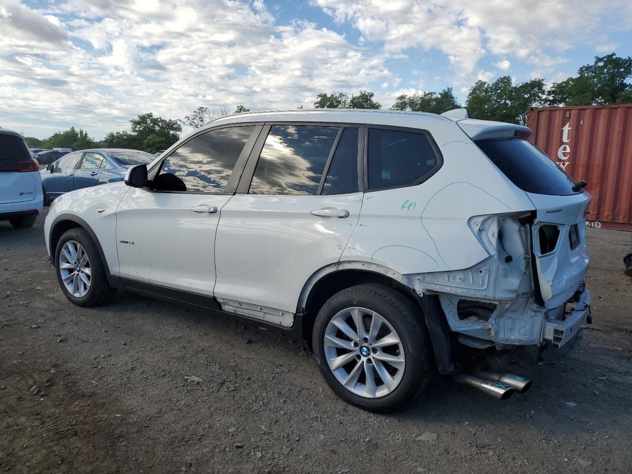 VIN 5UXWX9C37H0T24749 2017 BMW X3 no.2