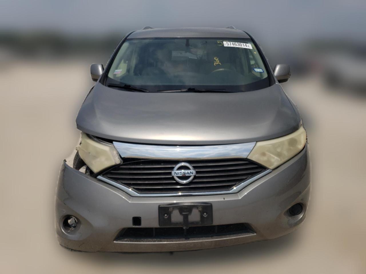 2012 Nissan Quest S VIN: JN8AE2KPXC9049464 Lot: 57463014