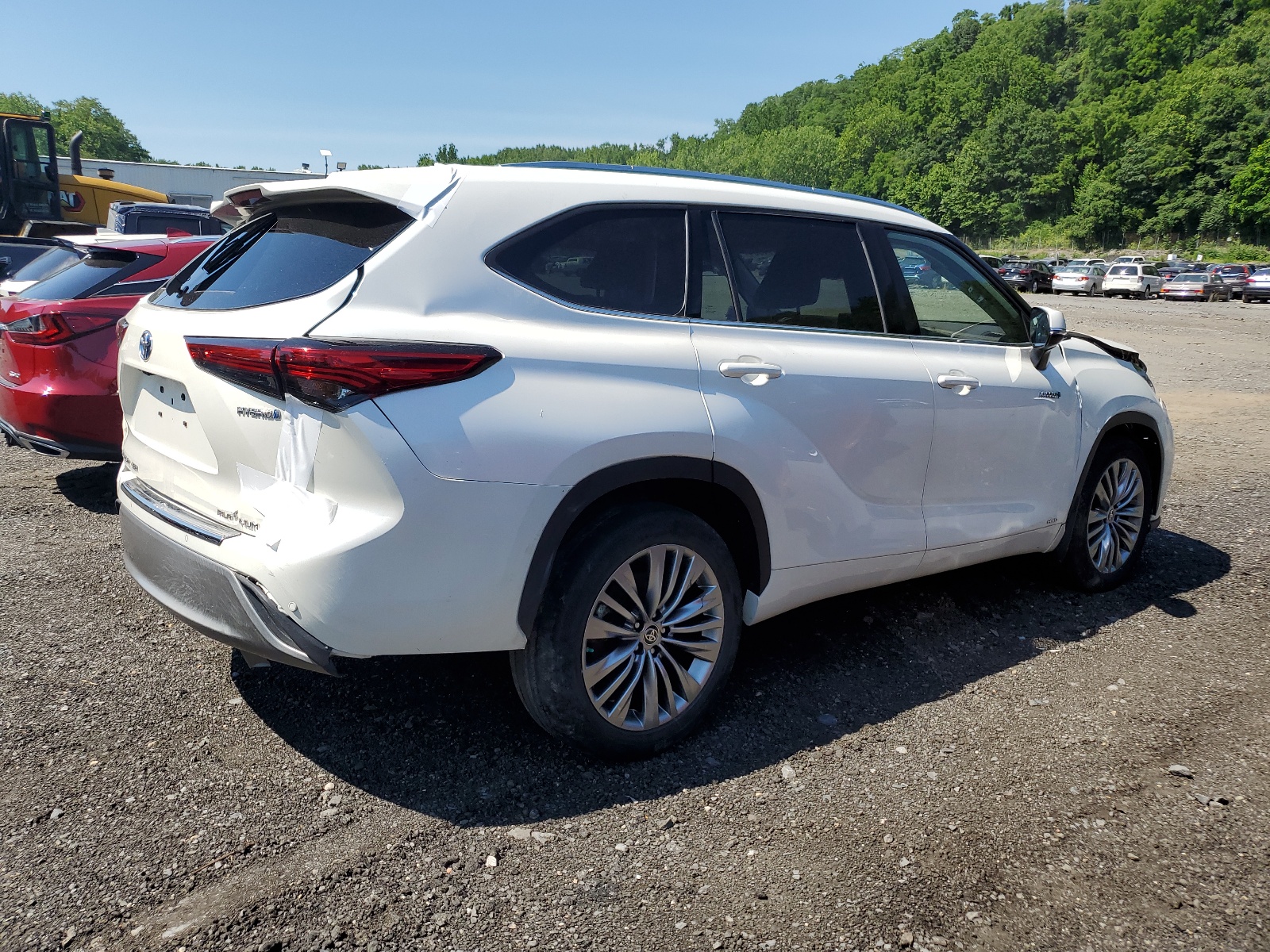 2020 Toyota Highlander Hybrid Platinum vin: 5TDEBRCHXLS010848