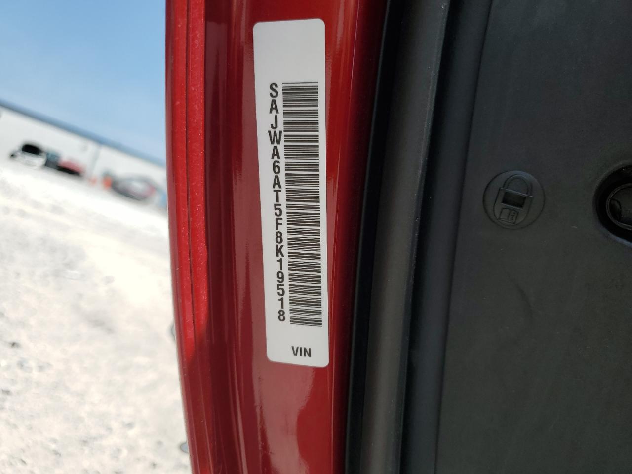 2015 Jaguar F-Type VIN: SAJWA6AT5F8K19518 Lot: 59268004