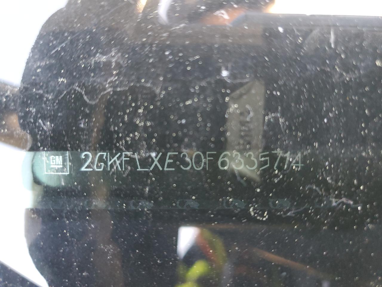 2015 GMC Terrain Slt VIN: 2GKFLXE30F6335714 Lot: 56871904