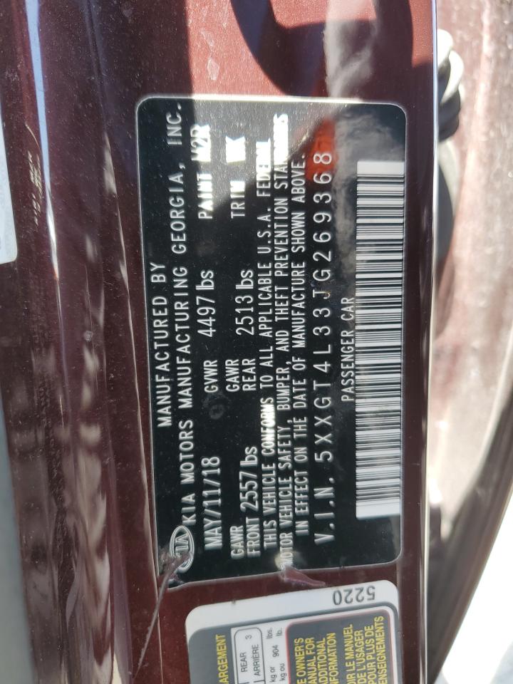 2018 Kia Optima Lx VIN: 5XXGT4L33JG269368 Lot: 59306234