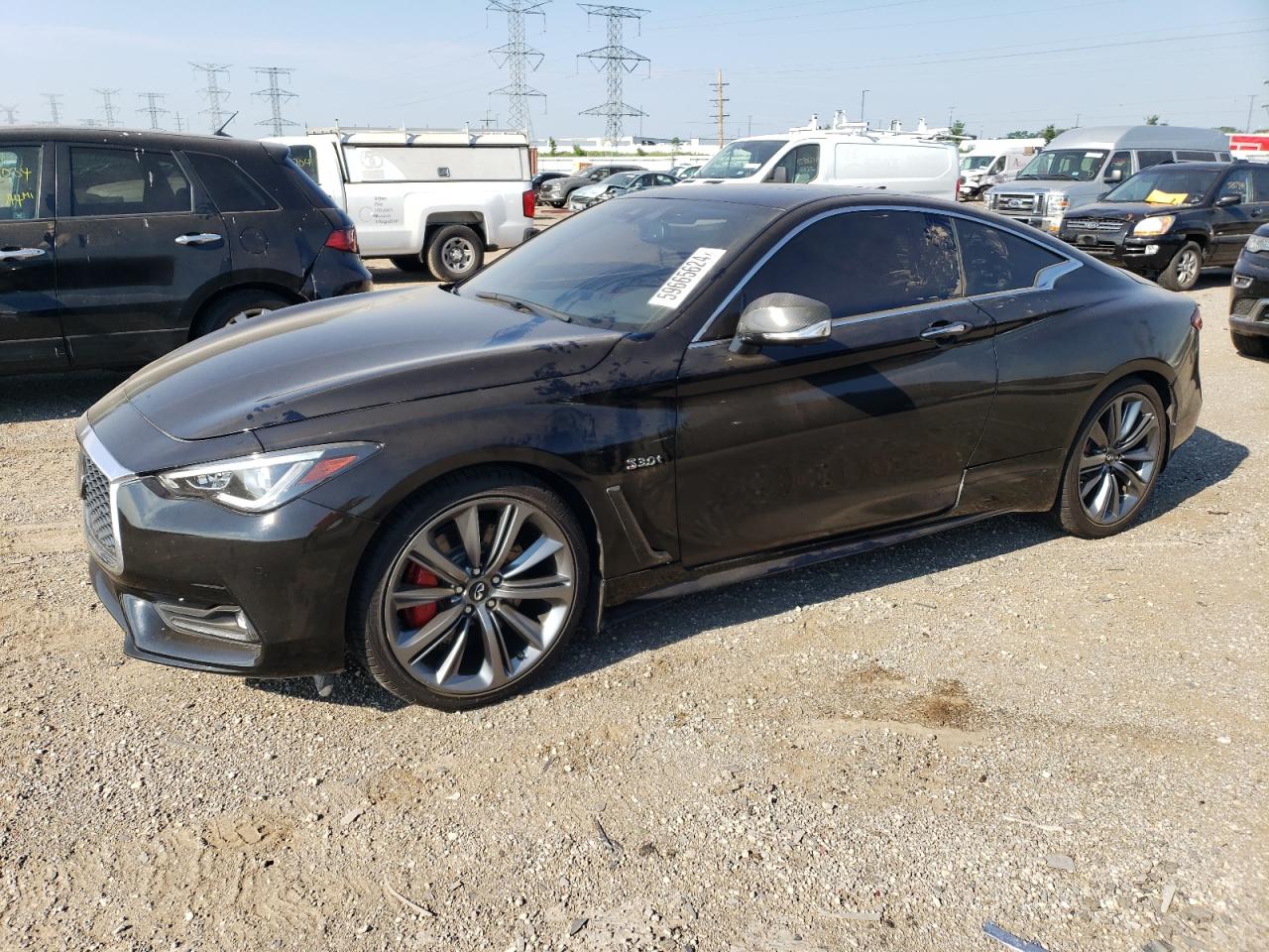 2019 Infiniti Q60 Red Sport 400 VIN: JN1FV7ELXKM441088 Lot: 59665624